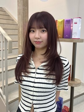 シア 春日部店(SHEER) ピンクラベンダー×ふわふわレイヤー
