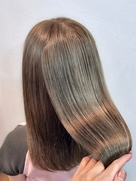 アン ブリーチ(UN BLEACH) ダブルカラー×髪質改善トリートメント【高木】