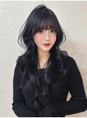 20代30代暗めカラーくびれヘア韓国レイヤー