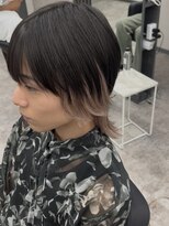 コンマ(,) 《メンズ×エクステ》個性的ウルフロング