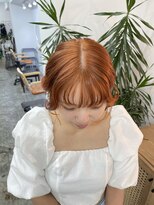 アル 心斎橋(alu)&nbsp;オレンジカラー/髪質改善カラー/美髪エステ