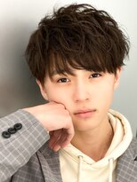 エルマーク 四条烏丸(L-MARK)&nbsp;波巻きパーマ/スパイラルパーマ/メンズ/眉毛/短髪/サーフカール