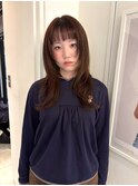 【表参道sheta/riria】ハッシュカットベージュカラー