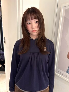 シータ(sheta) 【表参道sheta/riria】ハッシュカットベージュカラー