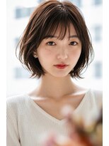 エマ(emma)&nbsp;小顔見え×ゆる質感ショートボブ｜20代30代人気ひし形ショート