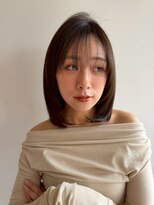 ブラウヘアアンドケア(care)&nbsp;ボブ×ダークブラウン