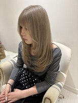 タブーセントラル(TABOO Central)&nbsp;ミルクティーベージュ×レイヤーカット