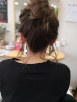 ヘア サロン ミンティア(HAIR SALON MINTIA)&nbsp;後れ毛ポニーテール