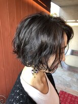 アッドランプ ヘアー 則武店(add Lamp hair) 出産前のゆるふわパーマ