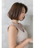 大人ボブ♪ヘルシーレイヤー×小顔スタイル◎