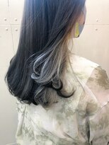 ラフ 原宿(L.a.a.g.f harajuku)&nbsp;グレー ジュ インナーカラー@原宿