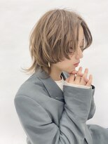 ヘアー ラボ モーメント(hair lab moment)&nbsp;ハイトーンミルクティーウルフ