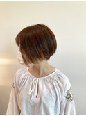 20代30代前下がり小顔ひし形ショート☆彡