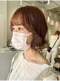 切りっぱなしbob 韓国風パーマstyling bymisaki