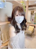 【MICHI 富田店　古作蓮】髪質改善カラー　韓国巻き髪