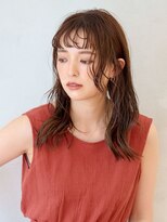 ベルバイリトル(belle by little)&nbsp;小顔シースルーベージュベビーバング