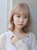 ゼンコー キチジョウジ シェール(ZENKO KICHIJOJI chere) ミルクティーベージュ レイヤーボブ