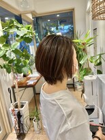 コノアラボ 守谷店(Conoah labo)&nbsp;オリーブグレージュ/グレージュカラー/白髪ぼかし/ハイライト