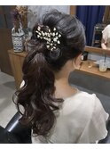 結婚式お呼ばれヘアアレンジ
