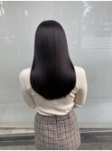 黒髪/グレージュカラー/ココアベージュ/ヘルシーロング[表参道]