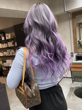 サニー 渋谷(SUNNY) バレイヤージュ、ハイライト、グレージュ、ショコラアッシュ