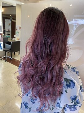 ヘアースペースブルーム ヒーロー 園田店(HAIR SPACE BLOOM hero) 【園田/ハイライトカラー】おしゃれなデザインカラー