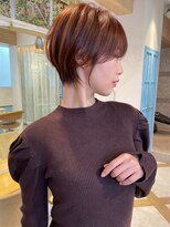 ロンド ストラーダ 心斎橋(Lond strada)&nbsp;ショート×ハイライト白髪ぼかし×マチルダボブ[心斎橋]