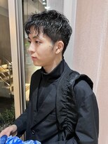 ジェノ(JENO by apish)&nbsp;メンズパーマ/波巻き/ハイライト/マッシュパーマ/ウルフ