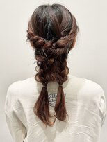 ウクラ バイ レシッド 池袋(uchla by rcid) お呼ばれヘア編みおろしアレンジ♪結婚式二次会花火大会にも◎