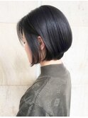 (白髪ぼかし)髪質改善おさまる透明感白髪染めシルバーヘア中野