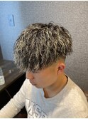 ツイストスパイラルパーマ メッシュ
