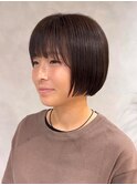 ミニボブ/ボブ/前髪カット/グレージュ/ベージュ/池袋