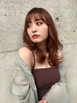 バズ(BUZZ) レイヤーカット+アプリコットブラウン♪