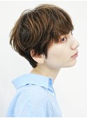 黒髪/ボブルフ/ネビージュ/小顔/ワンレン/30代/40代/50代