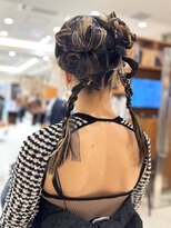 ピークアブー アヴェダ アトレ恵比寿(PEEK-A-BOO AVEDA)&nbsp;ヘアセット/結婚式アレンジ/カチモリ/ツイン/編み込み/パリコレ