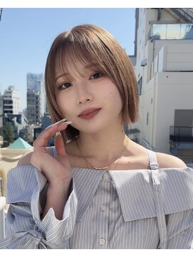 メゾンアクア 表参道(Maison ACQUA) 外ハネボブ/イメチェン/レイヤー/美髪/ワイドバング/似合わせ