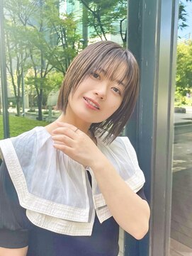 ハルキミナトジャパン 神戸(HARUKI MINATO japan) ボブ 20代30代40代ヘア 切りっぱなし 三ノ宮