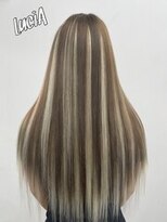 ルシア 京都四条河原町烏丸(LuciA) 【レミー100%/54cm】エクステ×バレイヤージュ×ベージュ