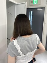 ヌーヴェル(nouvelle)&nbsp;オリーブグレージュ/切りっぱなしボブ