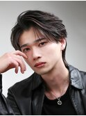 【LIPPS天神】ツーブロックセンターパートウルフフェザーパーマ