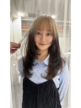 カラ ヘアーサロン(Kala Hair Salon) ハイライトバレイヤージュダブルカラーケアブリーチ20代30代