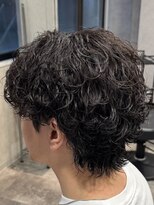 ハッシュタグネイビー 仙台駅前店(#NAVY) 波巻きウルフツイスパウルフ仙台美容室シャドウパーマ仙台波巻き