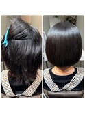 超高濃度水素プレミアムエイジングケアストレート＃縮毛矯正