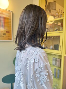 〈浅草 半個室〉透け感グレージュ