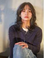 ベレッタ 楠葉店(veretta.)&nbsp;ニュアンスウェーブ/抜け感/韓国風ヘア/シースルーバング/小顔