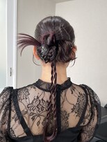 シロ(silo)&nbsp;艶リボンのカチモリヘアアレンジ