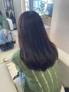 エムサロン ルームス(emusalon Room's) 【Rina】ボルドー×レイヤーカット