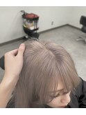 ホワイトベージュハイトーン高知美容院
