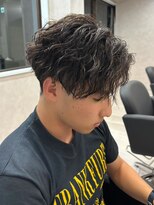 エルマーク 京都駅前(L-MARK)&nbsp;ツイストスパイラル/スパイラルパーマ/メンズ/マッシュ/眉毛