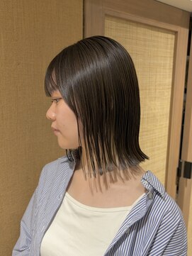 クーナバイトマト 横浜(Cuna by TOMTO) 【RYOSUKE】ボブ_アッシュグレージュ_20代30代40代